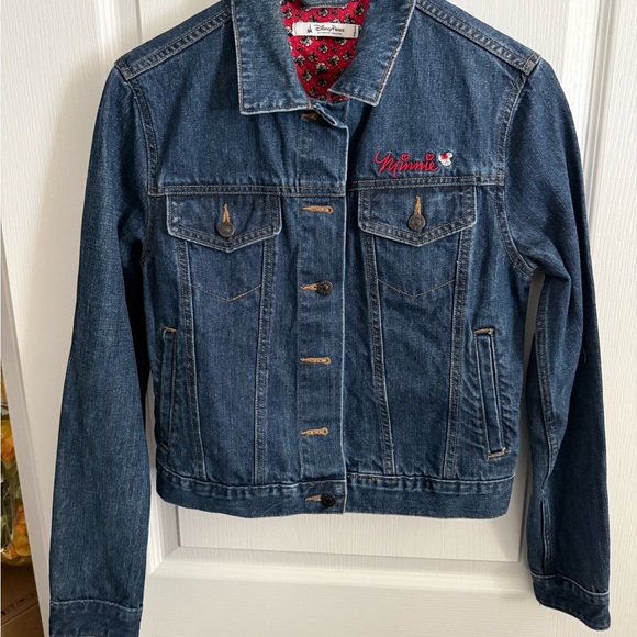 Disney Minnie Mouse Embroidered Denim Jacket - Blue - Picture 2 of 6